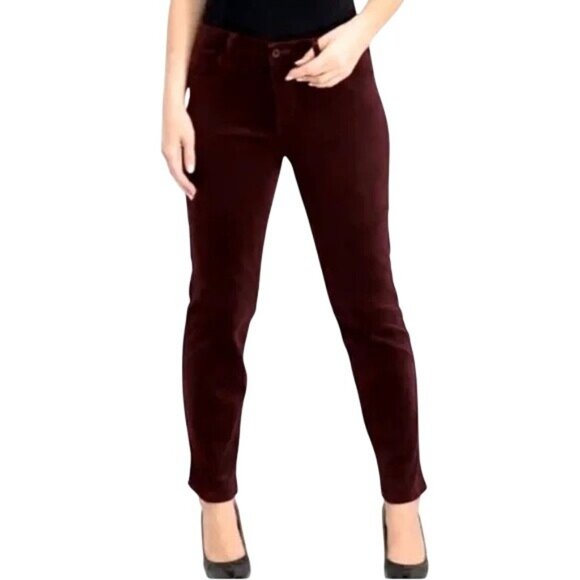 Edyson Mid-Rise Skinny Cords in Dark Brown Size 26P‎ - Picture 1 of 6